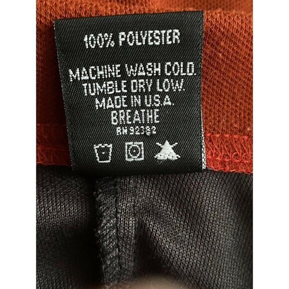 PRANA Mens Athletic 1/4 Zip Pullover Shirt XL Colorblock Stretch Logo USA Unisex - Picture 11 of 11